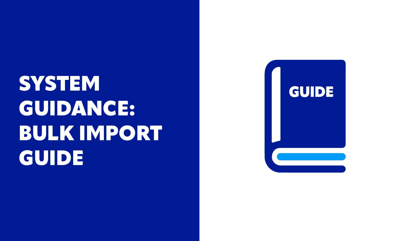 Bulk import guide - SafeDeposits Scotland